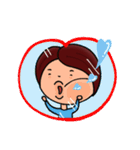 大きな顔の人生（個別スタンプ：1）