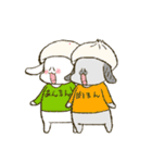 ましろとはなくろ  敬語でおはなしっ！（個別スタンプ：36）