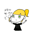 メタルお姉さん（個別スタンプ：3）