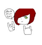 メタルお姉さん（個別スタンプ：8）