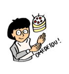 会社員の食パンと顔文字と仲間たち（個別スタンプ：32）