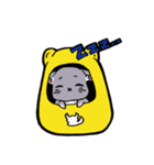 チンチラてがきスタンプ（個別スタンプ：2）