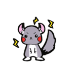 チンチラてがきスタンプ（個別スタンプ：6）