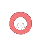 しろいねこのピピ（個別スタンプ：3）