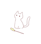しろいねこのピピ（個別スタンプ：16）