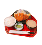 実写 食べ物 おなかすきました…！（個別スタンプ：4）