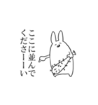 世界に理解のないうさぎ（個別スタンプ：6）