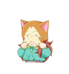 ねこ、かぶってます（個別スタンプ：5）