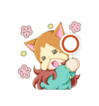 ねこ、かぶってます（個別スタンプ：7）