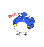 ルリビタキちゃん お仕事向け（個別スタンプ：9）