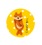 身近なやさしい敬語、柴犬スタンプ（個別スタンプ：12）
