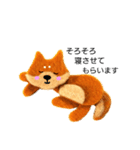 身近なやさしい敬語、柴犬スタンプ（個別スタンプ：23）