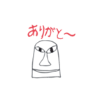 モアイであいさつ（個別スタンプ：6）
