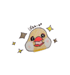 癒やし文鳥スタンプ（個別スタンプ：21）