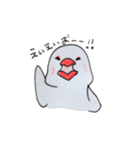 癒やし文鳥スタンプ（個別スタンプ：34）