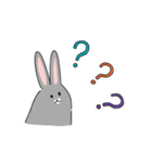 ゆるっと灰うさぎの敬語（個別スタンプ：35）