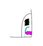 げじまゆくん2。（個別スタンプ：3）