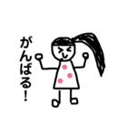 日常で使えるかわいい女の子スタンプ（個別スタンプ：11）
