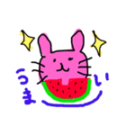 ゆるゆるウサギ①（個別スタンプ：14）