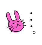 ゆるゆるウサギ①（個別スタンプ：18）