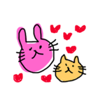 ゆるゆるウサギ①（個別スタンプ：38）