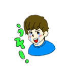 天然パーマboy（個別スタンプ：3）