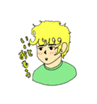 天然パーマboy（個別スタンプ：5）