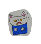 白ネコのゆるゆる日常（個別スタンプ：6）
