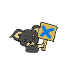黒チワワの日常あいさつ(敬語)（個別スタンプ：26）