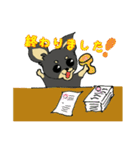 黒チワワの日常あいさつ(敬語)（個別スタンプ：31）