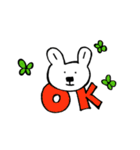 日常使いやすい！うさくま☆（個別スタンプ：9）