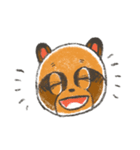 3匹の仔たぬき！（個別スタンプ：1）
