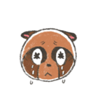 3匹の仔たぬき！（個別スタンプ：3）