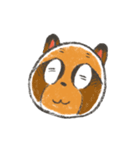 3匹の仔たぬき！（個別スタンプ：4）