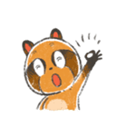 3匹の仔たぬき！（個別スタンプ：9）