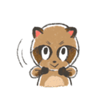 3匹の仔たぬき！（個別スタンプ：11）