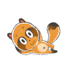 3匹の仔たぬき！（個別スタンプ：12）