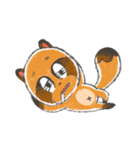3匹の仔たぬき！（個別スタンプ：13）