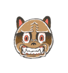 3匹の仔たぬき！（個別スタンプ：37）
