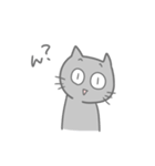 黒猫のキモチ（個別スタンプ：7）