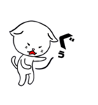 若干、上から猫（個別スタンプ：33）