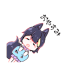 魔法少女なかなたちゃんとかのんちゃん（個別スタンプ：9）