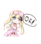 魔法少女なかなたちゃんとかのんちゃん（個別スタンプ：14）