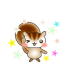 リスとハムスターのスタンプ（個別スタンプ：2）