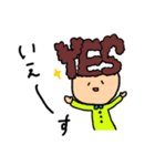 天パの子（個別スタンプ：4）