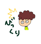 天パの子（個別スタンプ：14）