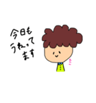 天パの子（個別スタンプ：16）