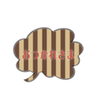 大正ロマンの吹き出し（個別スタンプ：2）