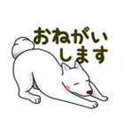 白犬たち2～誘い誘われ編～（個別スタンプ：23）