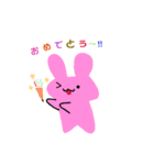 へんてこ うさちゃん（個別スタンプ：7）